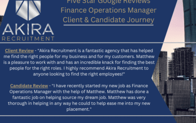 Five Star Google Reviews – Finance Operations Manager