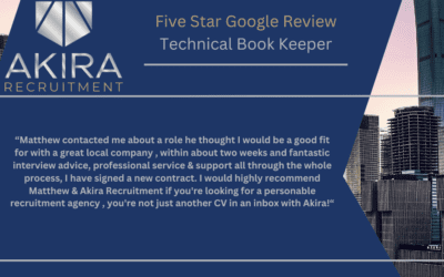 Technical Bookkeeper – Five Star Google Review